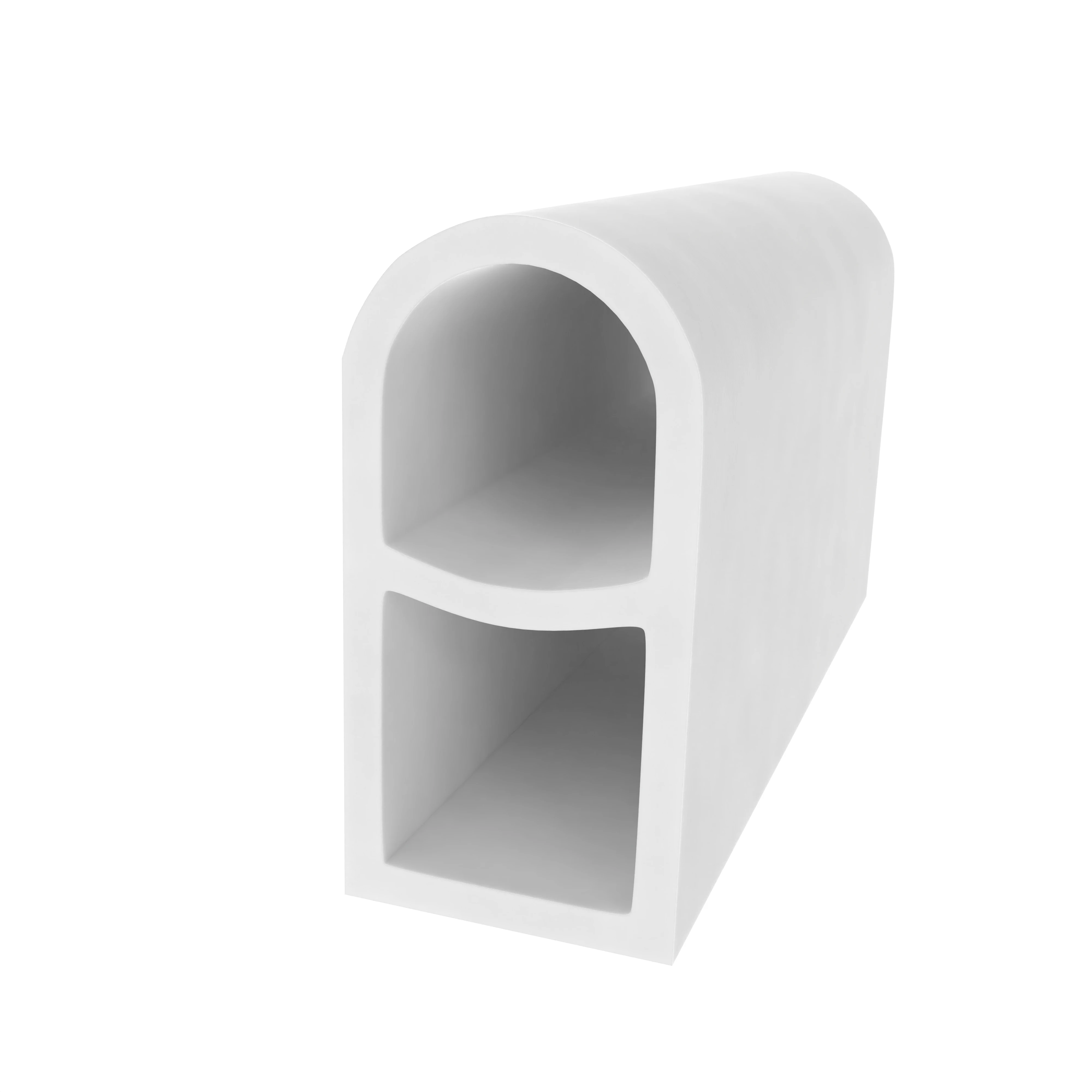 Türrahmen Dichtung - Stahlzargendichtung für Stahlzargen | 20 mm Höhe | Farbe: weiß