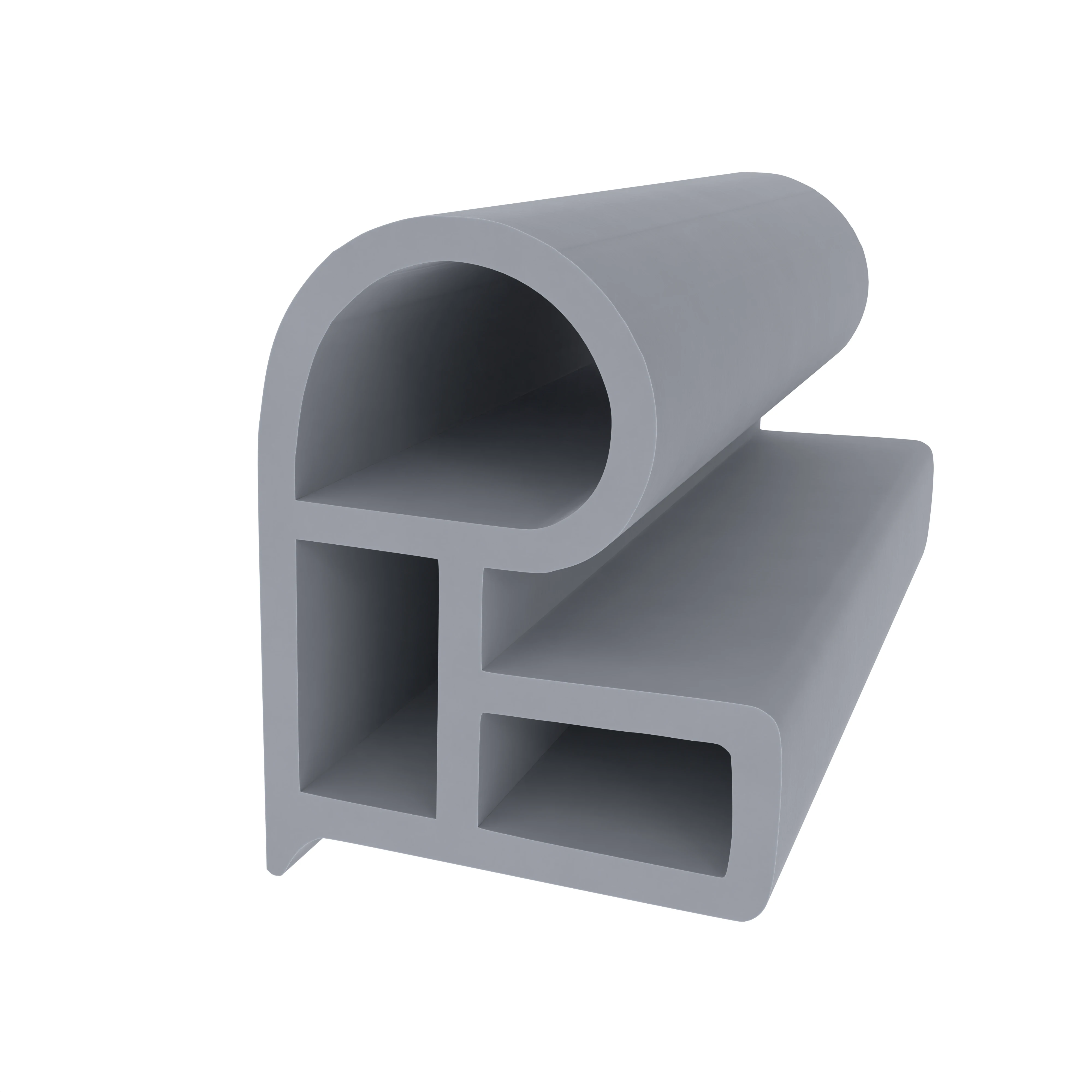 Stahlzargendichtung für Stahlzargen | 14 mm Breite | Farbe: grau