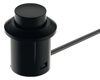 Druckschalter von Häfele Loox | Kabellänge: 2000 mm | Farbe: schwarz
