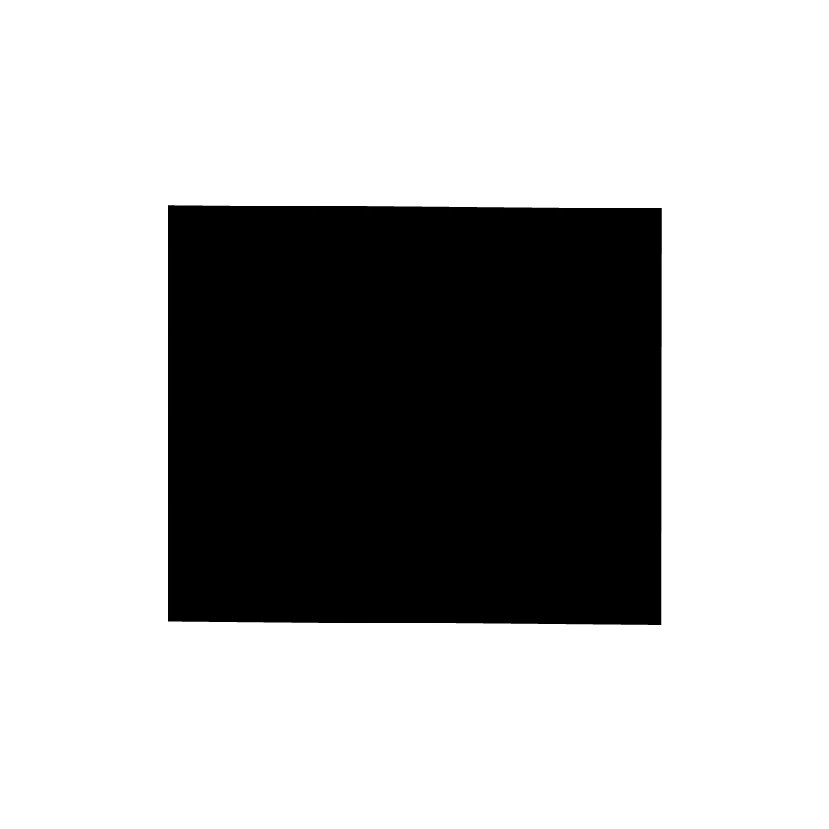 Moosgummidichtung vierkant | 30 mm Höhe | Farbe: schwarz