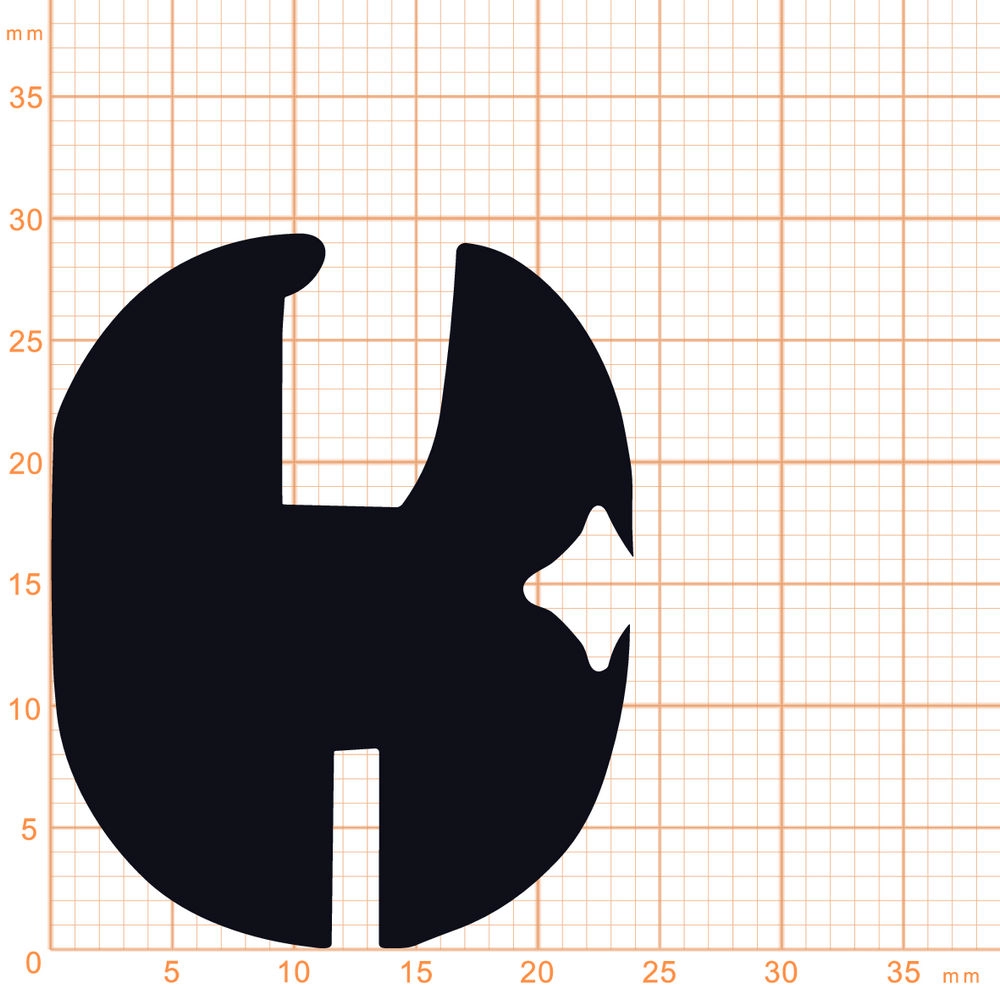 Gummiklemm- und Füllerprofile - Glasklemmprofil inkl. Füller | 24 mm Höhe | Farbe: schwarz