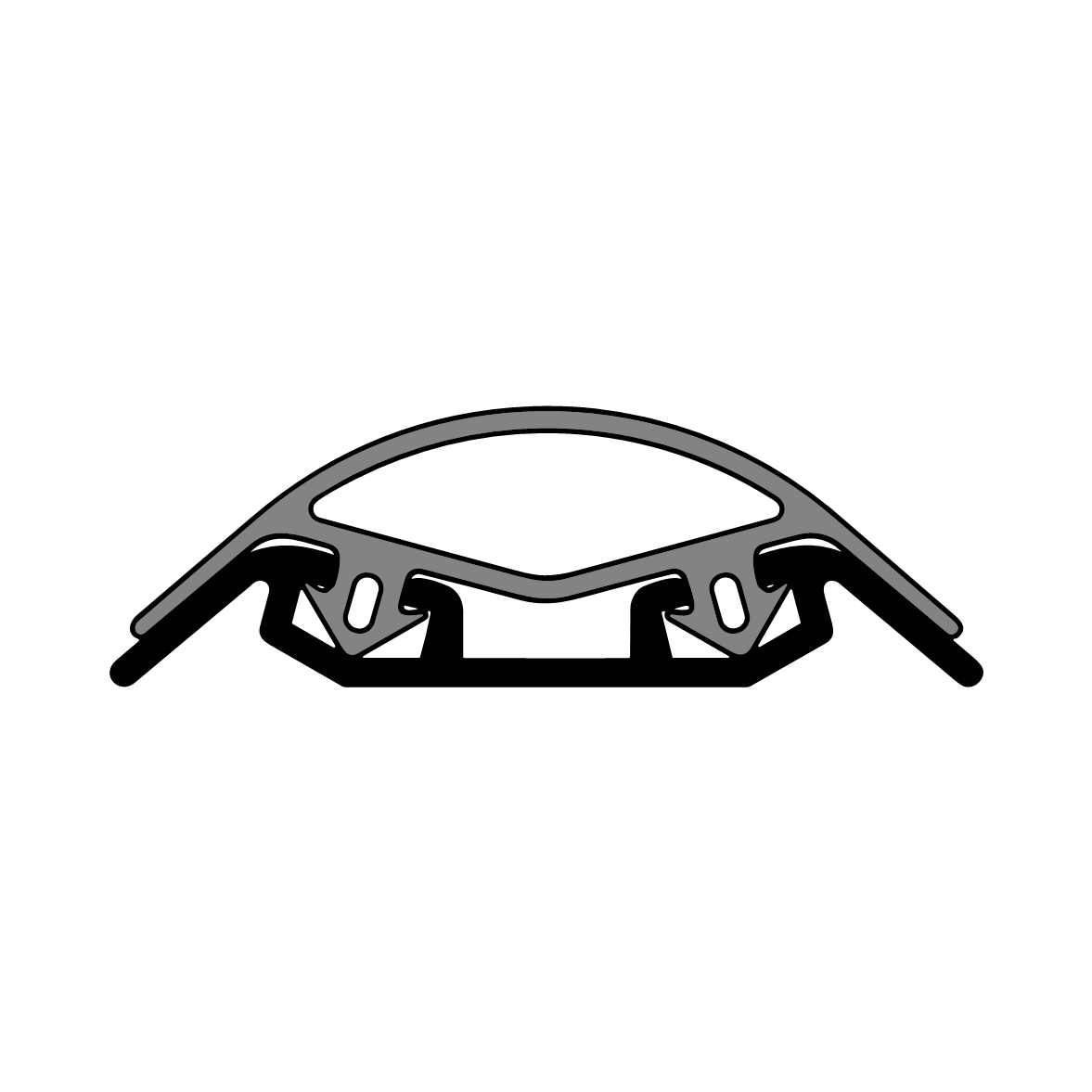 Bodenschwellendichtungen - Bodenschwellendichtung | Breite: 38 mm | Farbe: grau