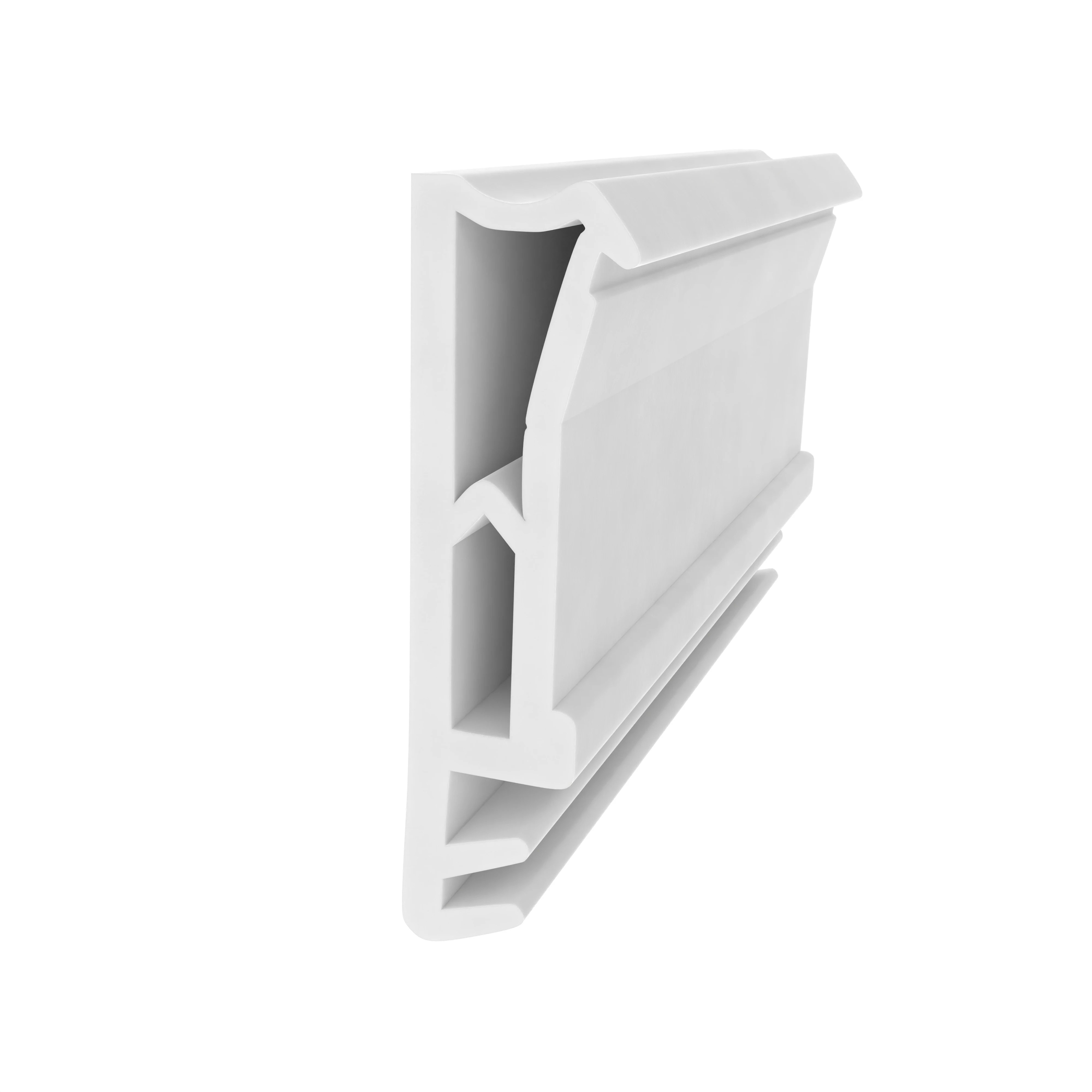 Flügelfalzdichtung für Schallschutzfenster | 29 mm Höhe | Farbe: weiß