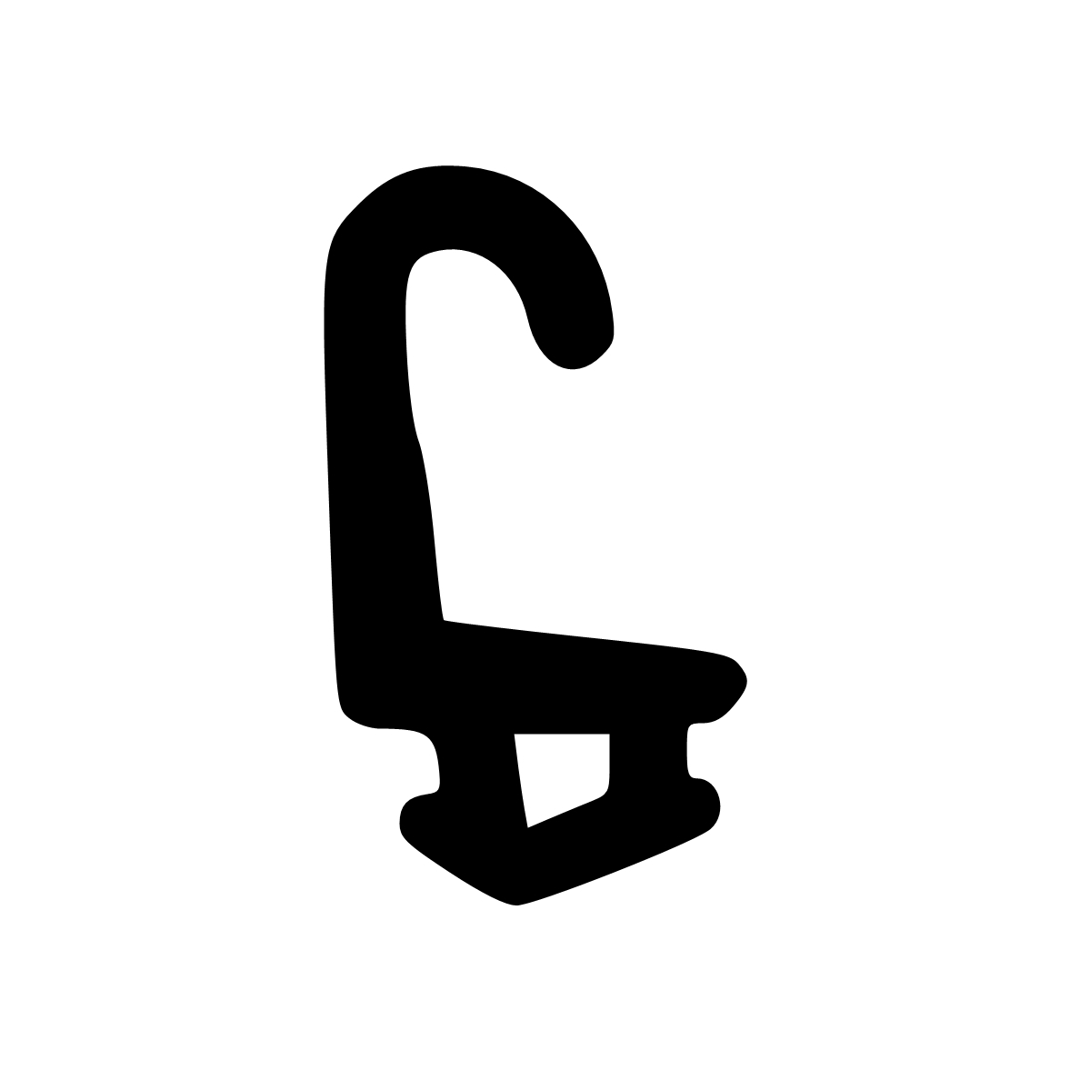 Lippendichtungen - Anschlagdichtung für Hueck Hartmann Fenster | 12 mm Höhe | Farbe: schwarz