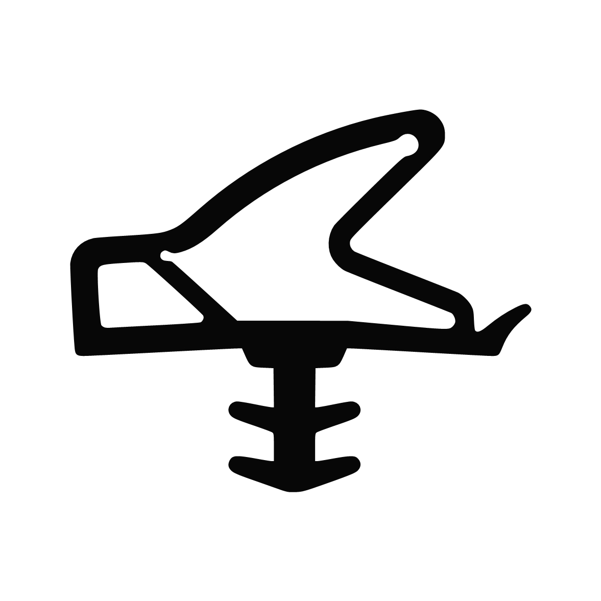 Türrahmen Dichtung - Zimmertürdichtung für Holztüren | 12,7 mm Höhe | Farbe: weiß