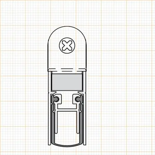 Schall-Ex Duo L-15/30 WS Absenkdichtung von Athmer | Länge: 833 mm 