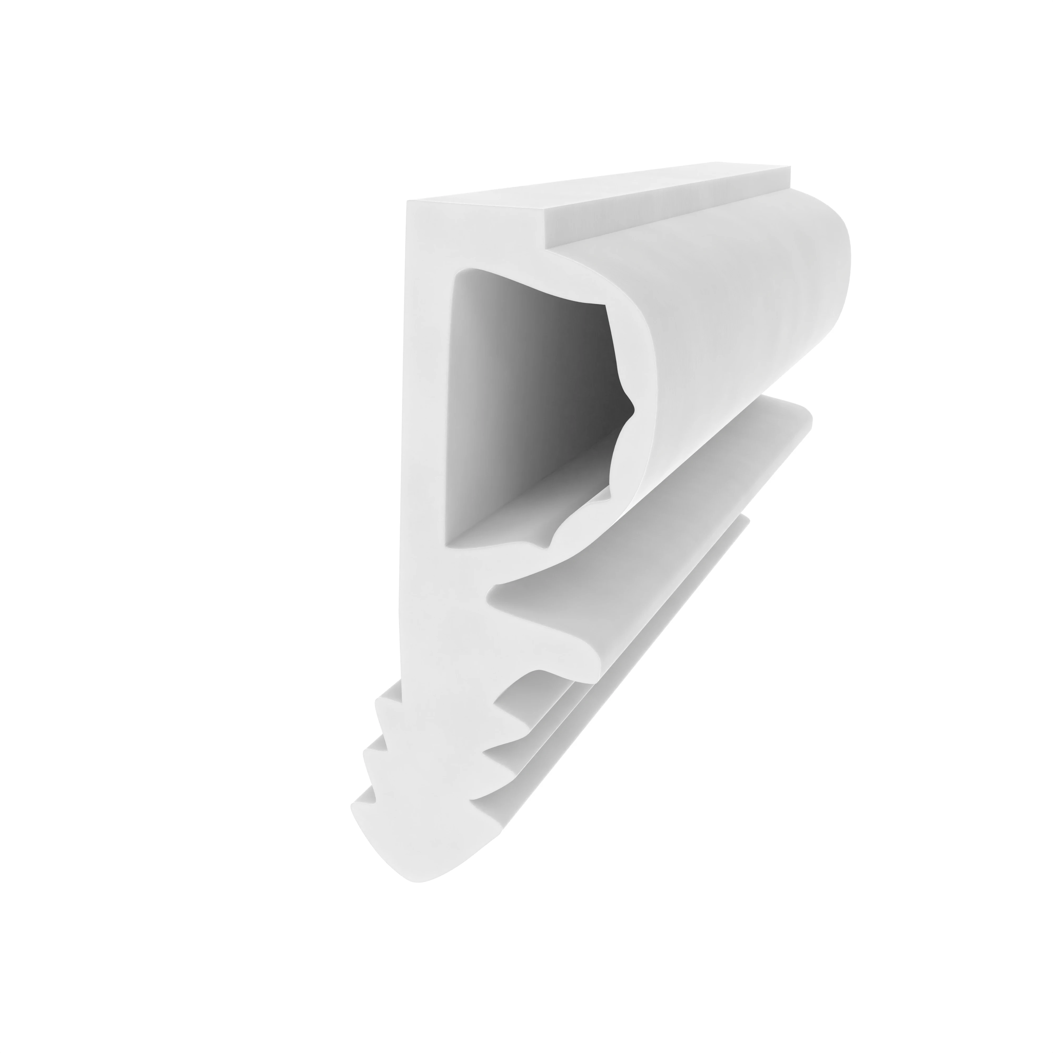 Flügelfalzdichtungen - Flügelfalzdichtung für Holzelemente  | 12 mm Falzhöhe | Farbe: weiß