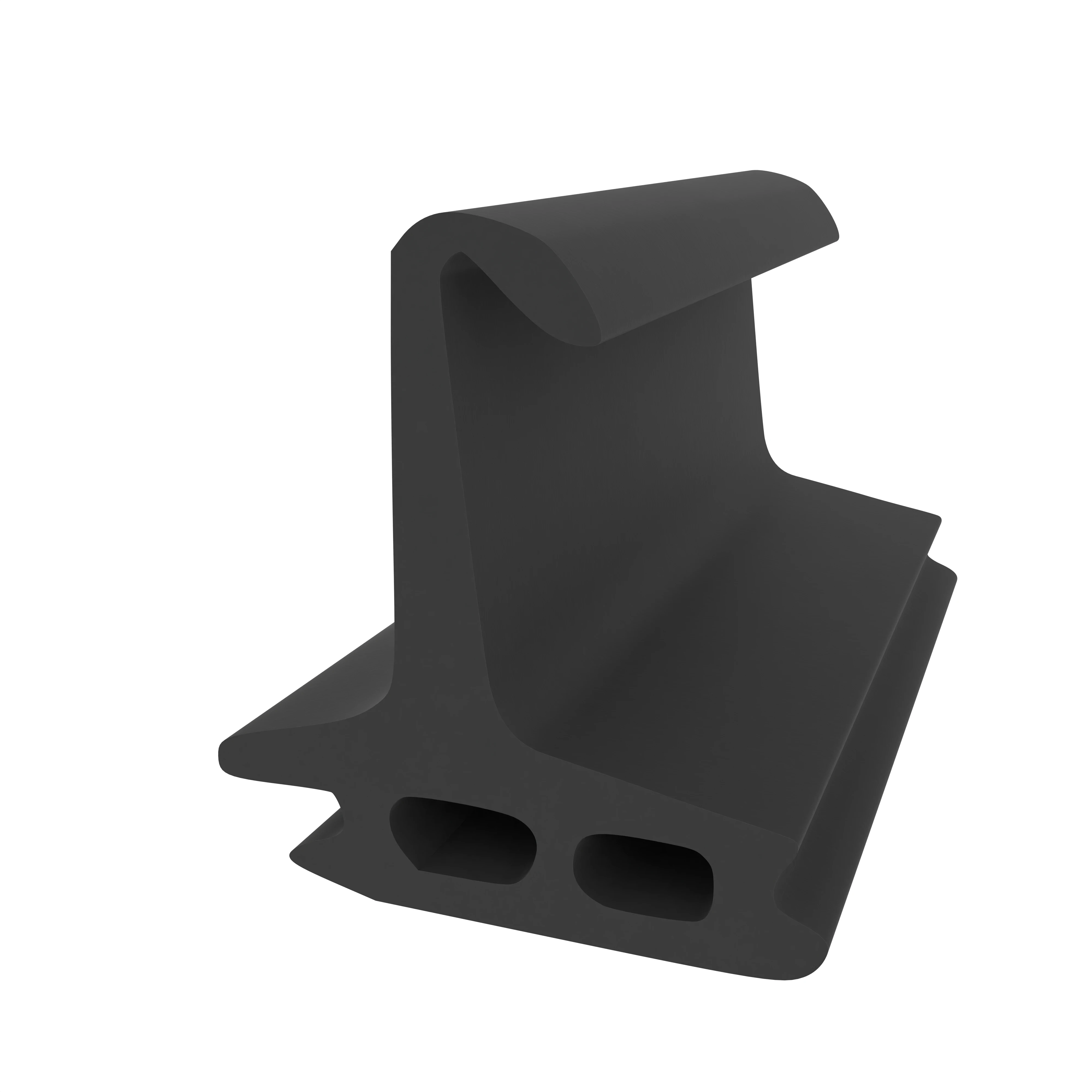 Mitteldichtungen - Mitteldichtung für Metall- und Alufenster | 16 mm Höhe | Farbe: schwarz