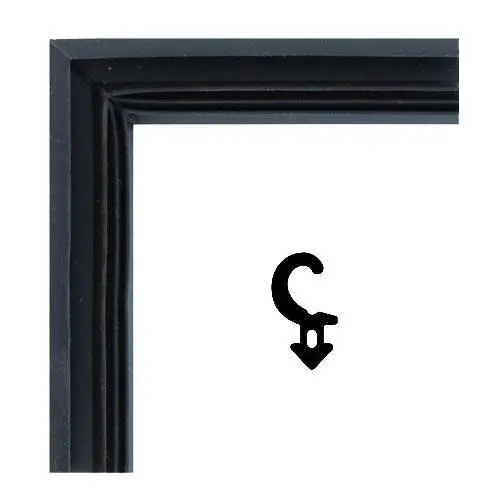 Dichtungsecke für Anschlagdichtung F1714 | Farbe: schwarz Dichtungsecke für Anschlagdichtung F1714 | Farbe: schwarz