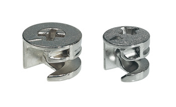 Verbinder & Bodenträger - Verbindergehäuse von Häfele Minifix 15 | Bohrtiefe: 14 mm +0,5 mm | Für Holzdicke ab 19 mm