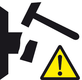 Verbinder & Bodenträger - Aufschiebebeschlag Keku AS | Bohrabstand: 32 mm | Farbe: schwarz