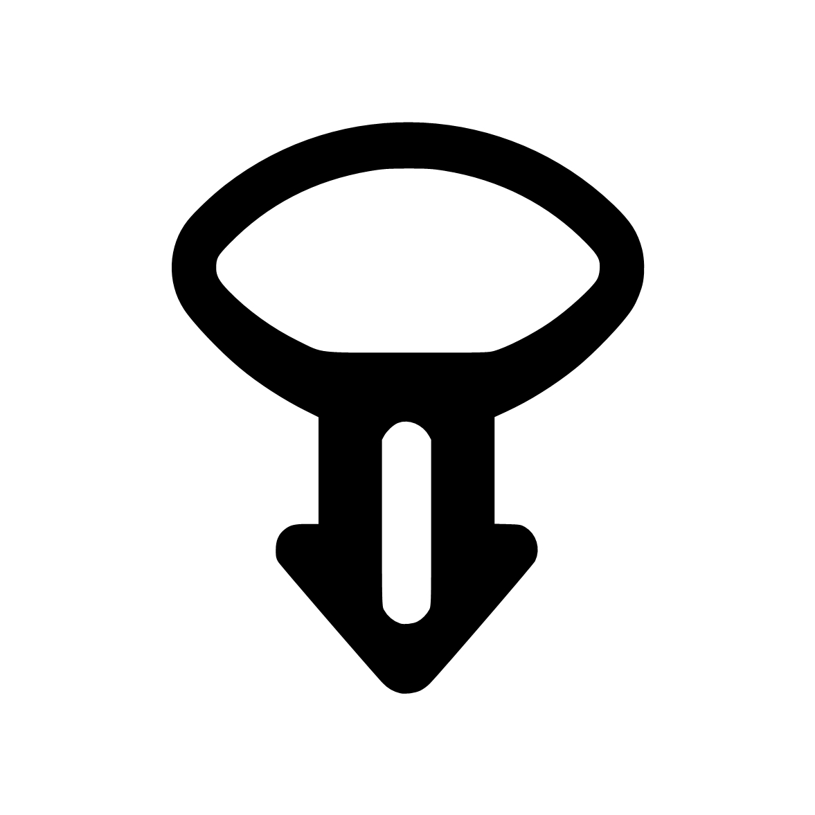 Anschlagdichtung mit Schlauch | 9,5 mm Höhe | Farbe: papyrusweiß  Anschlagdichtung mit Schlauch | 9,5 mm Höhe | Farbe: papyrusweiß