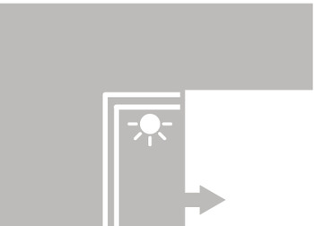 Beleuchtung - Zuleitung für modulare Schalter | Häfele Loox Lichtsystem | Kabellänge: 2000 mm