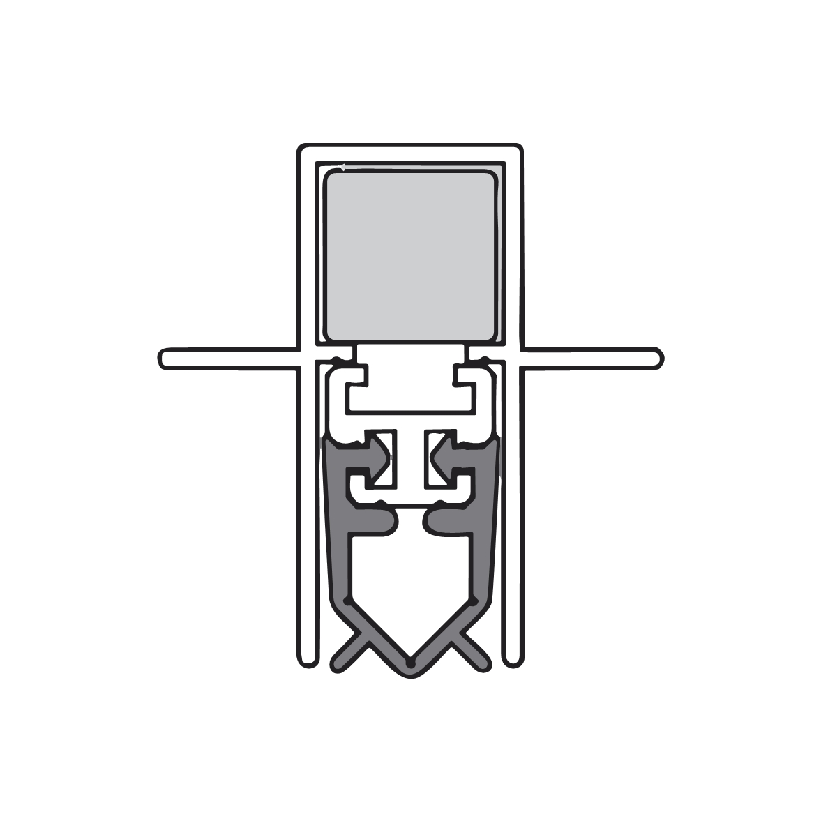 Absenkdichtungen - Unidicht ES Absenkdichtung von Athmer | Länge: 958 mm