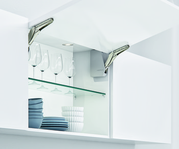 Beschläge - Häfele Hochklappbeschlag Free flap 1.7 | Modell A | Farbe: grau