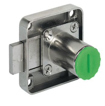 Schließsysteme - Aufschraub-Riegelschloss von Häfele Symo | Zylindergehäuselänge: 22 mm