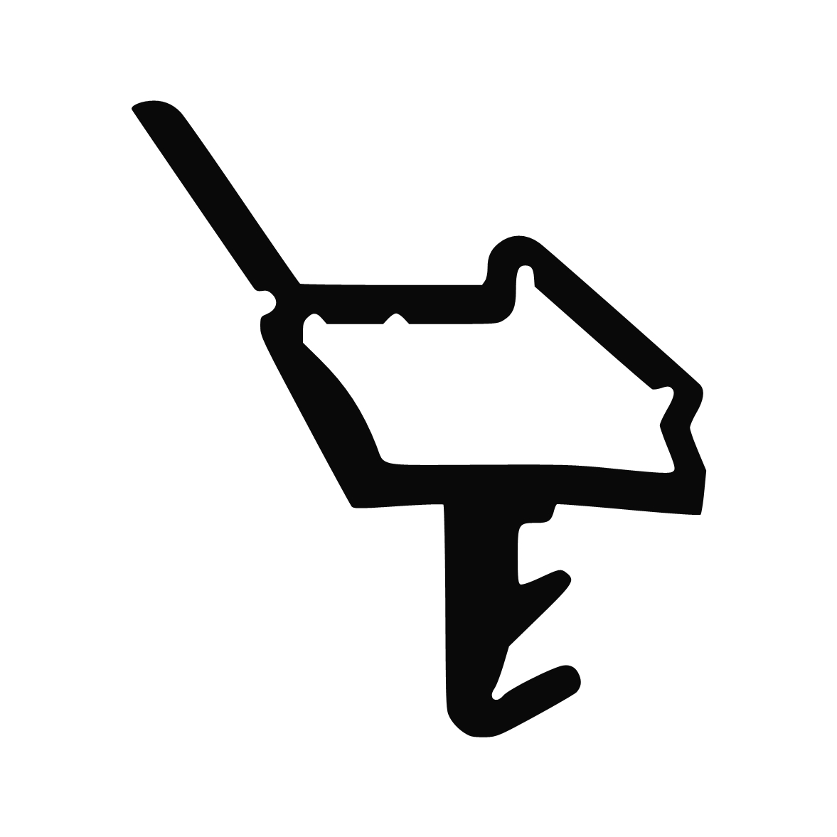 Türrahmen Dichtung - Holzzargendichtung für Zimmertüren | 3 mm Nut | Farbe: braun