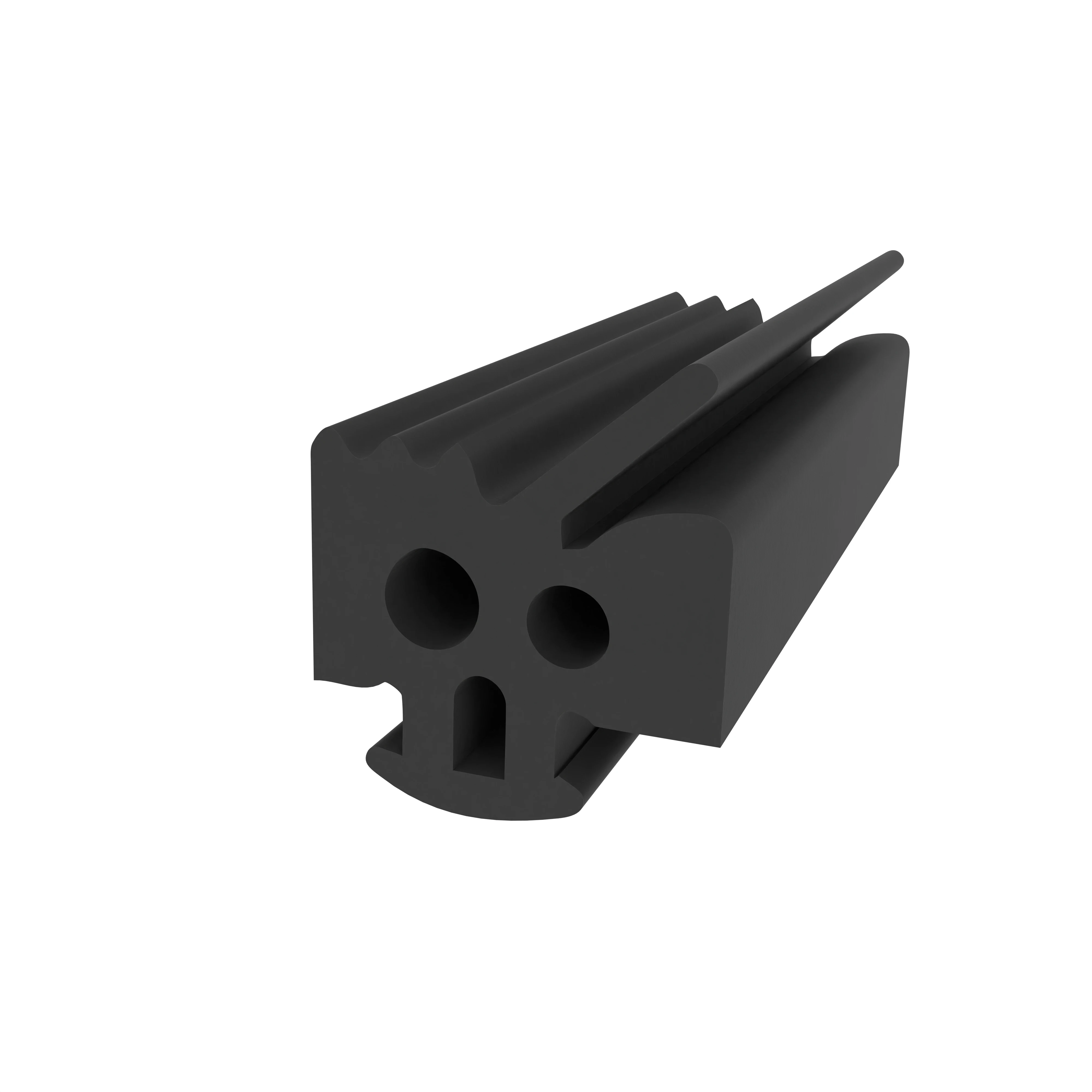 Glasauflage- und Fassadendichtungen - Verglasungsdichtung für Wicona Fenster | 10 mm Breite | Farbe: schwarz
