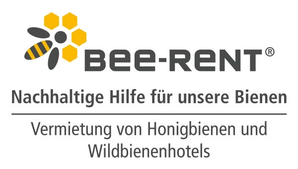 Bee-Rent Logo Bee-Rent Logo, Nachaltige Hilfe für unsere Bienen