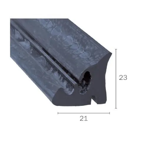 Verdeckdichtung für Fahrzeuge | Höhe: 23 mm | Farbe: schwarz