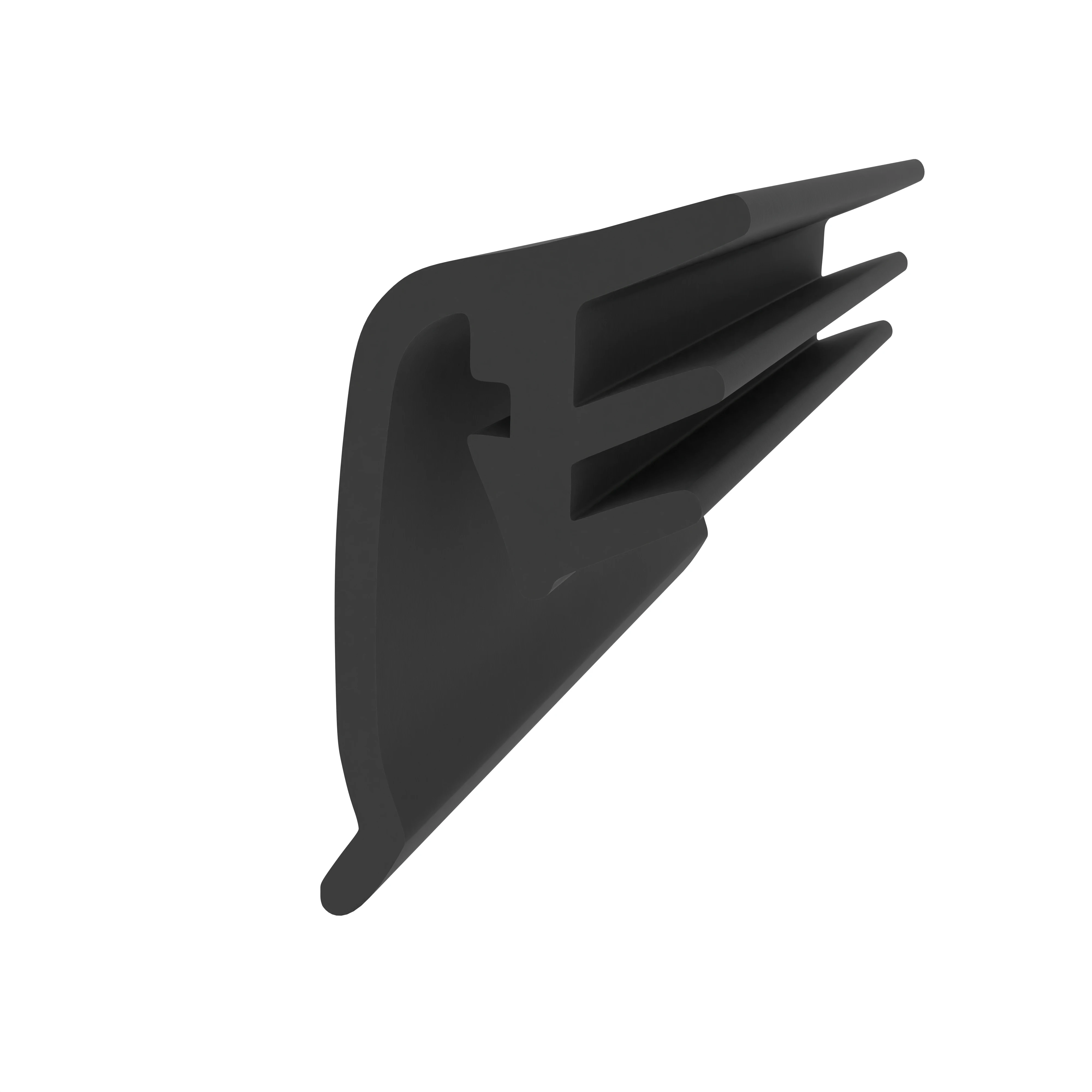 Verglasungsdichtungen - Verglasungsdichtung für Fenster | 17 mm Breite | Farbe: schwarz