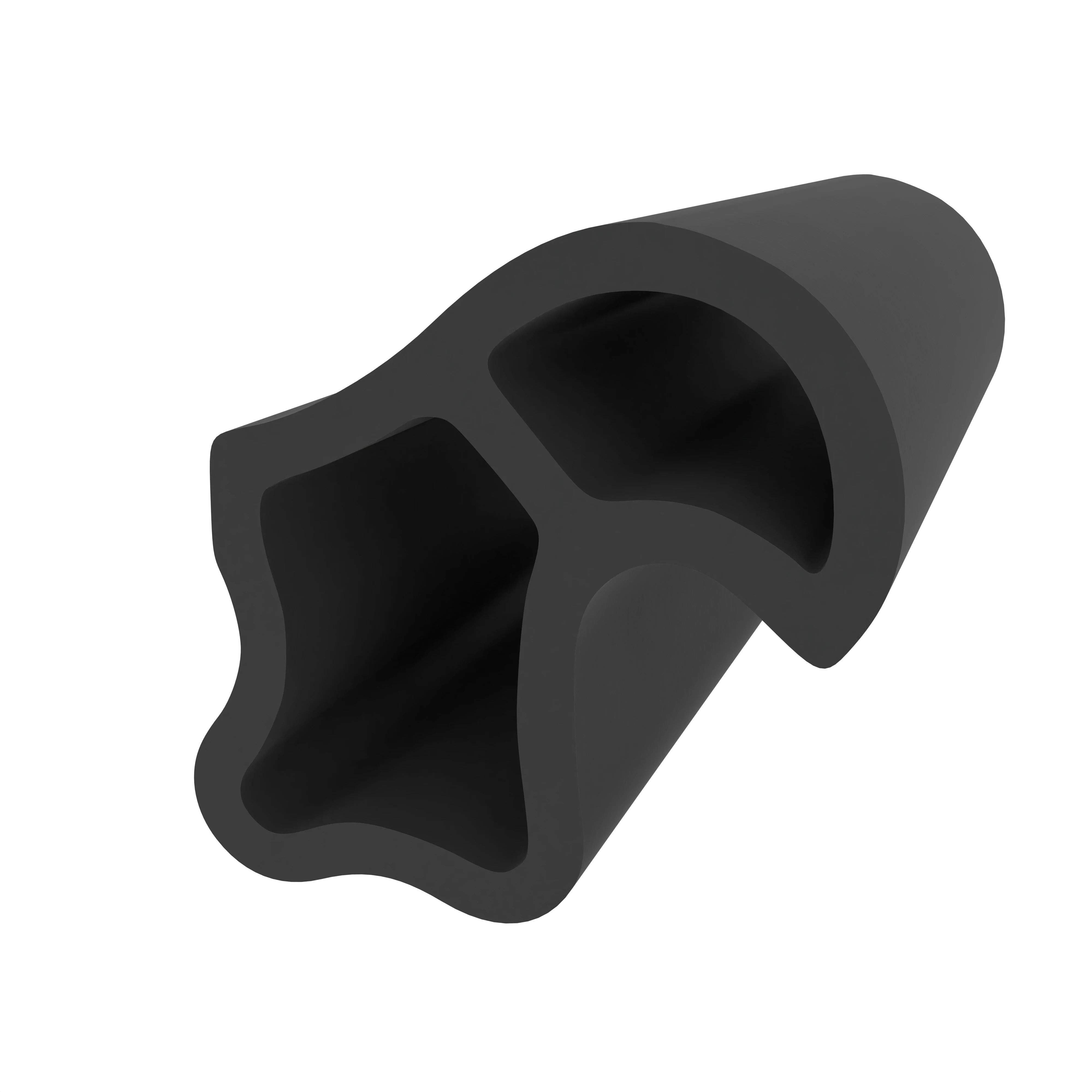 Stahlzargendichtung für Stahlzargen | 16 mm Breite | Farbe: schwarz
