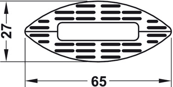 Richtlamelle | Modell: Lamello Bisco P-14 | Dicke: 7 mm