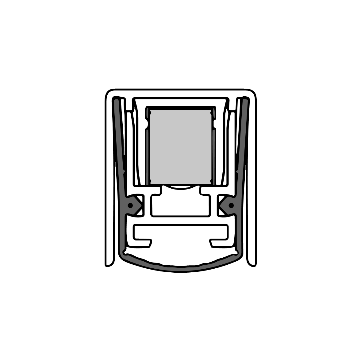 Schall-EX Stadi L-17-20 WS | 1050 mm in alu-werkblank