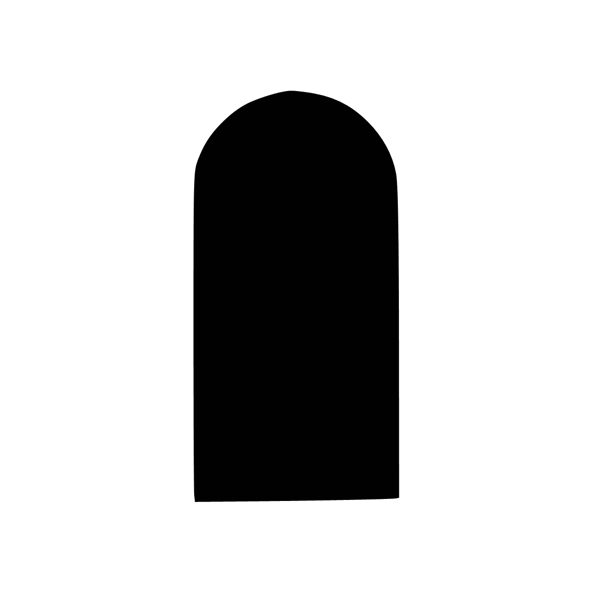 Türrahmen Dichtung - Stahlzargendichtung für Stahltüren | 20 mm Höhe | Farbe: schwarz