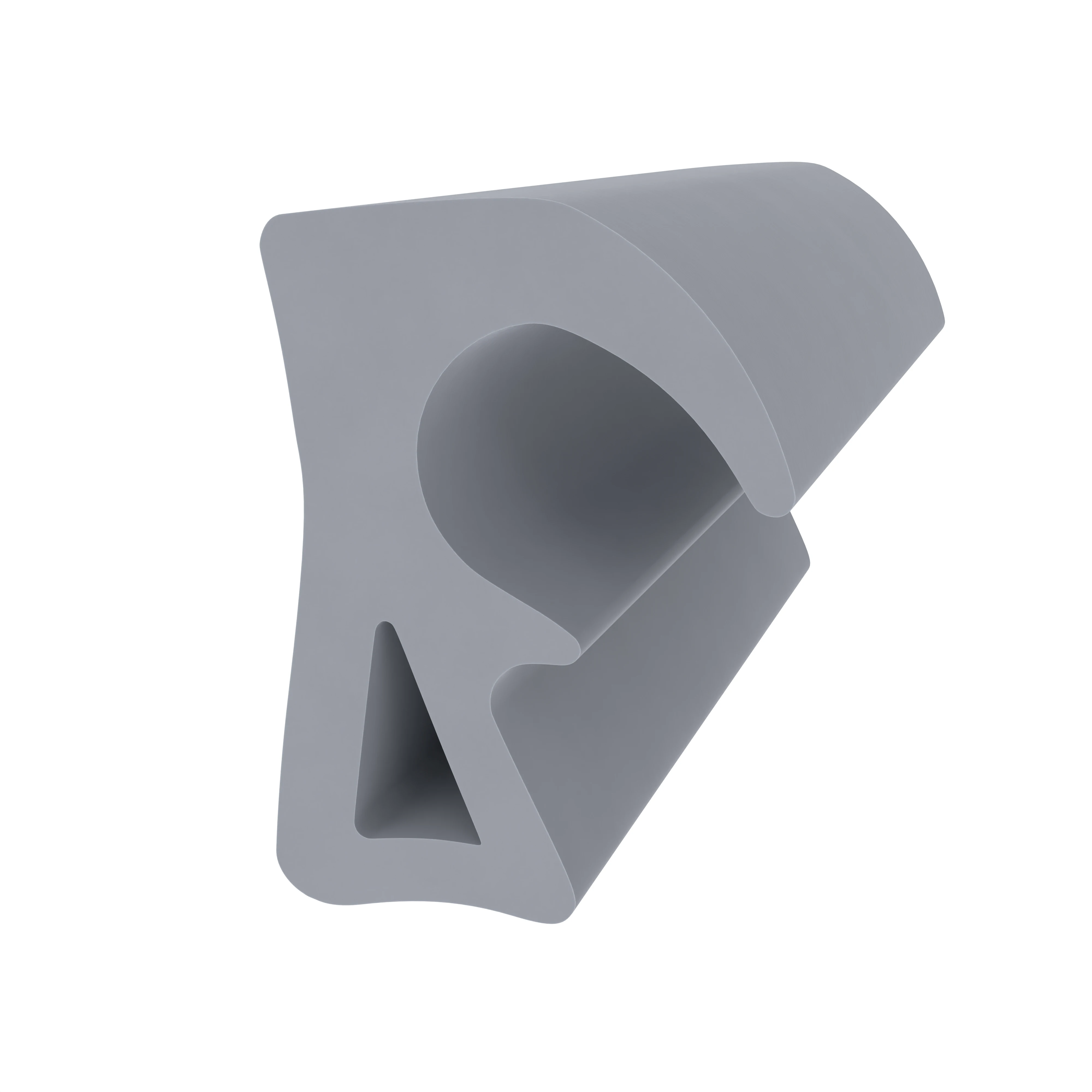 Stahlzargendichtung für Stahlzargen | 17 mm Breite | Farbe: grau