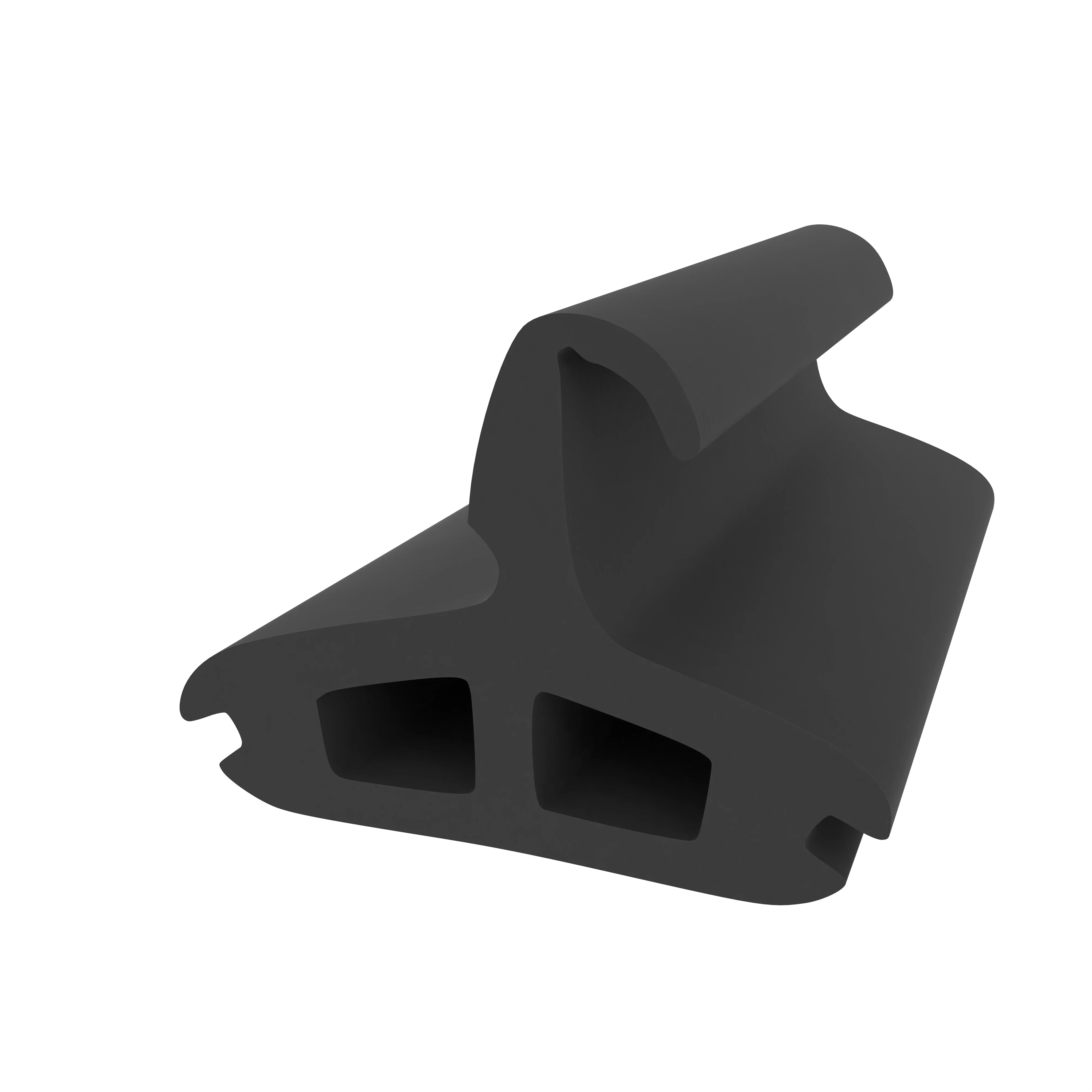 Mitteldichtungen - Mitteldichtung für Metall- und Alufenster | 17,5 mm Höhe | Farbe: schwarz