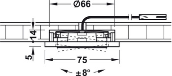 Häfele Loox5 Adapter für Verbraucher | 42 W | 12 V
