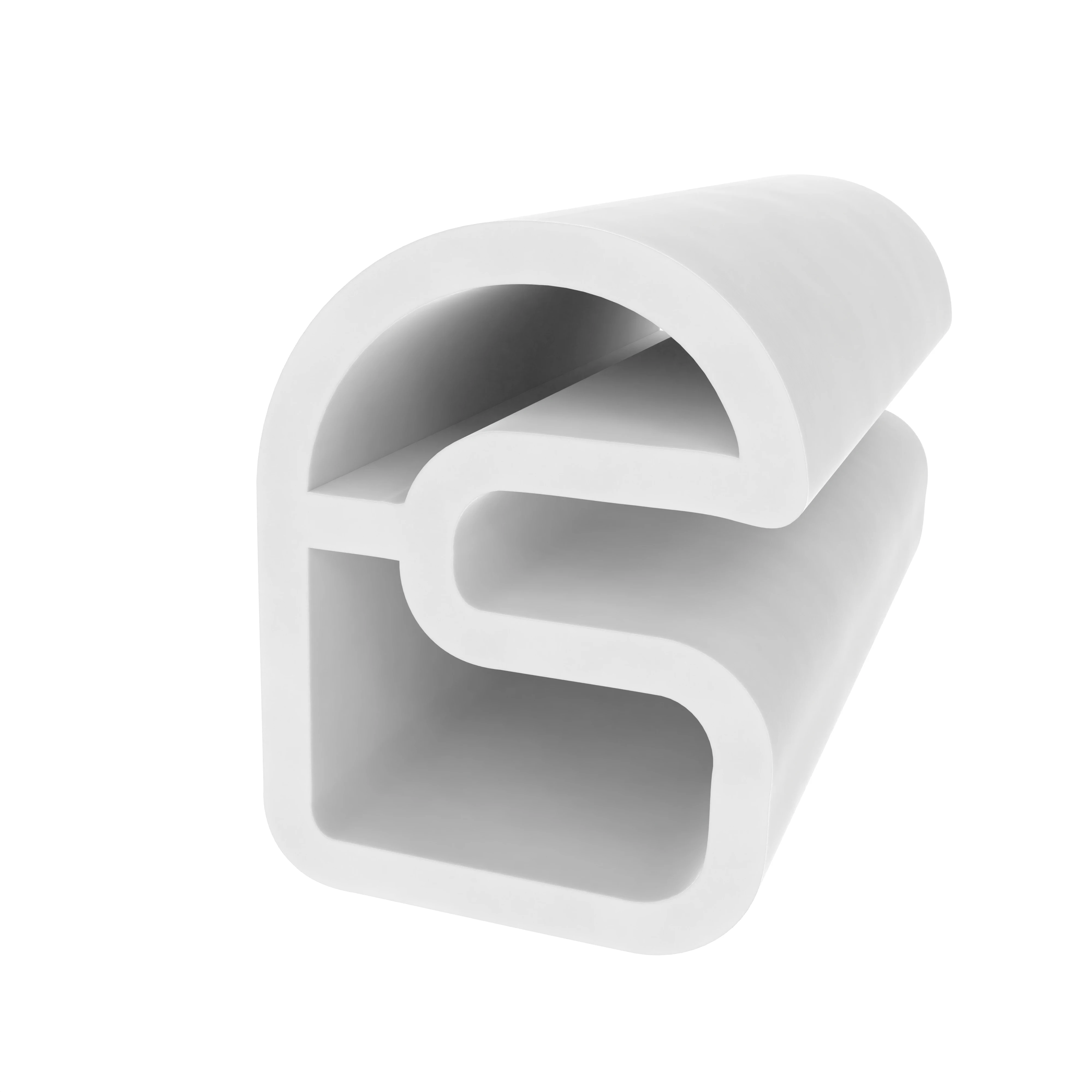 Türrahmen Dichtung - Stahlzargendichtung für Stahltüren | 18 mm Höhe | Farbe: weiß