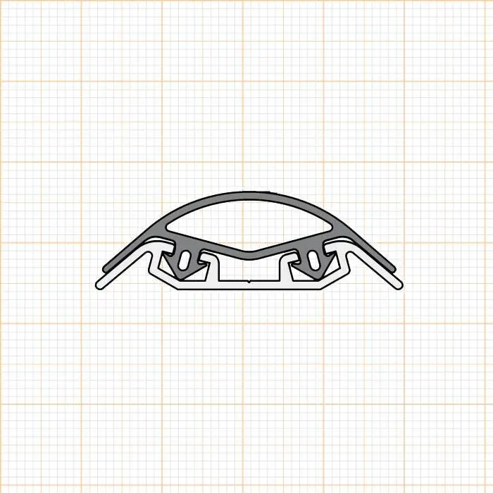 Bodenschwellendichtungen - Bodenschwellendichtung | Breite: 38 mm | Farbe: grau