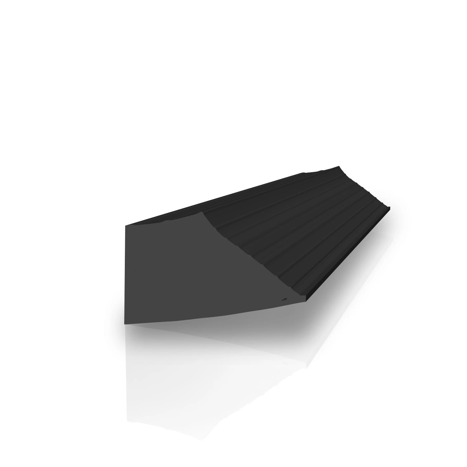 Gummi-Riffelmatte RFT 3,0 mm stark  in schwarz