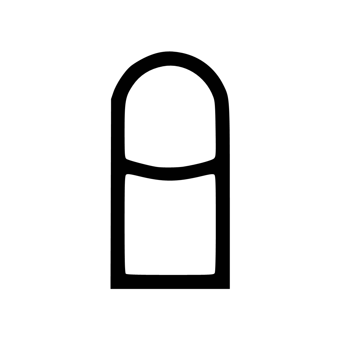 Türrahmen Dichtung - Stahlzargendichtung für Stahlzargen | 20 mm Höhe | Farbe: weiß