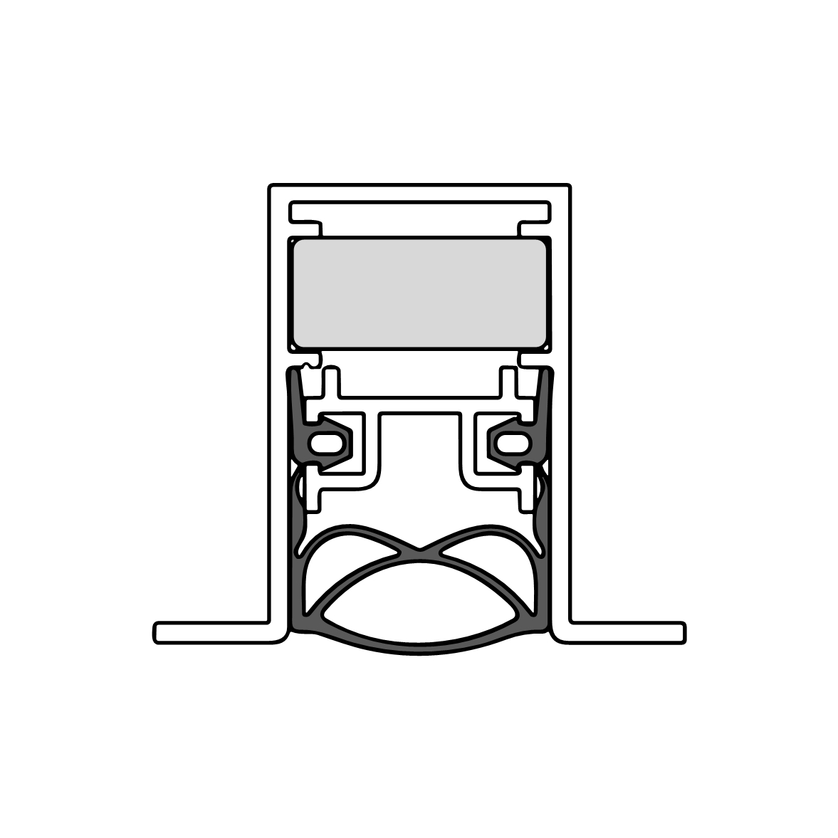 Schall-Ex Slide M-20 OS | 833 mm einseitig (833 mm)