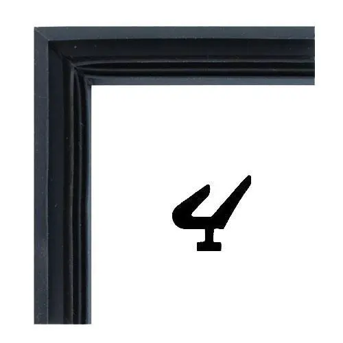 Dichtungsecke für Anschlagdichtung F1613 | Farbe: schwarz Dichtungsecke für Anschlagdichtung F1613 | Farbe: schwarz