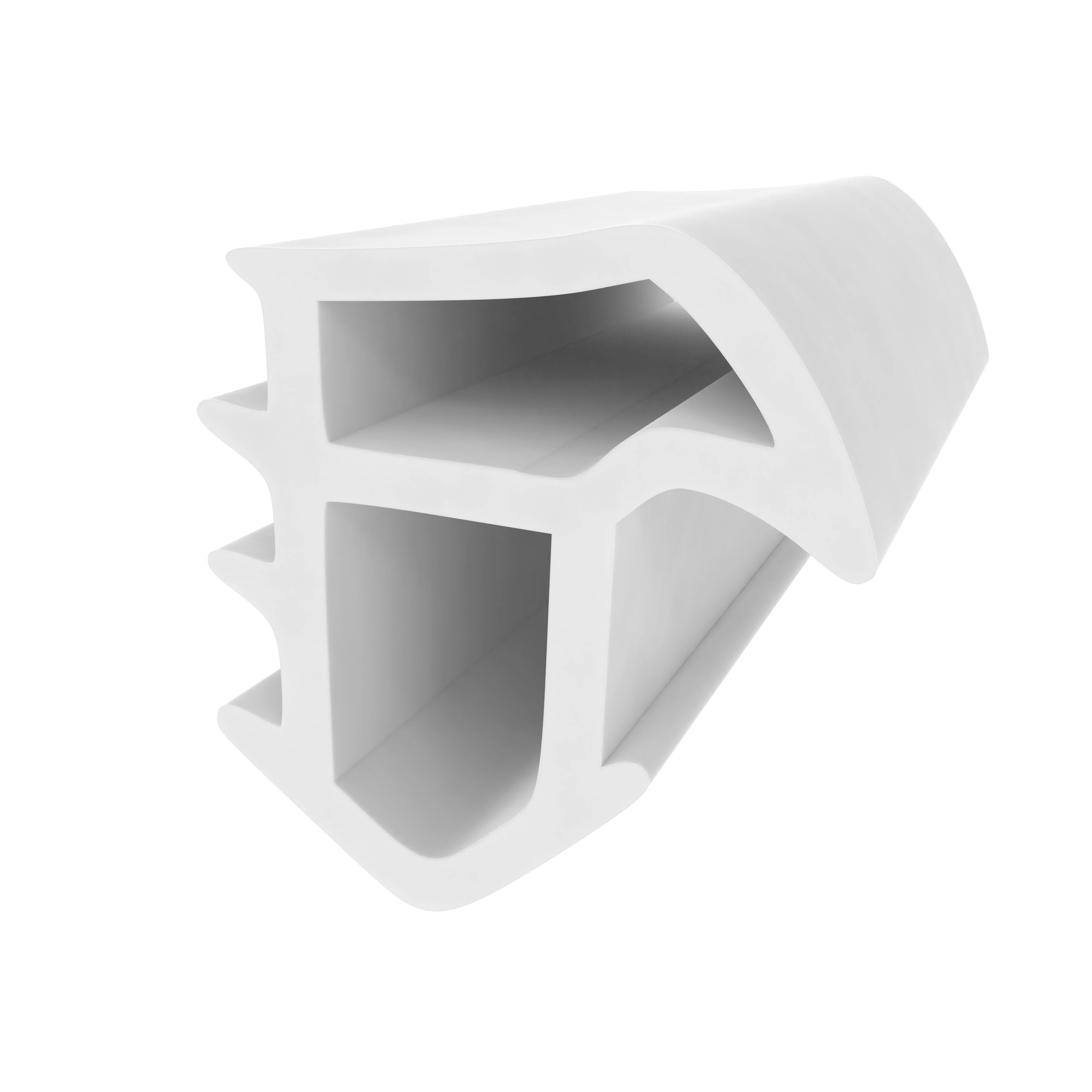 Stahlzargendichtung für Stahltüren | 14 mm Höhe | Farbe: weiß