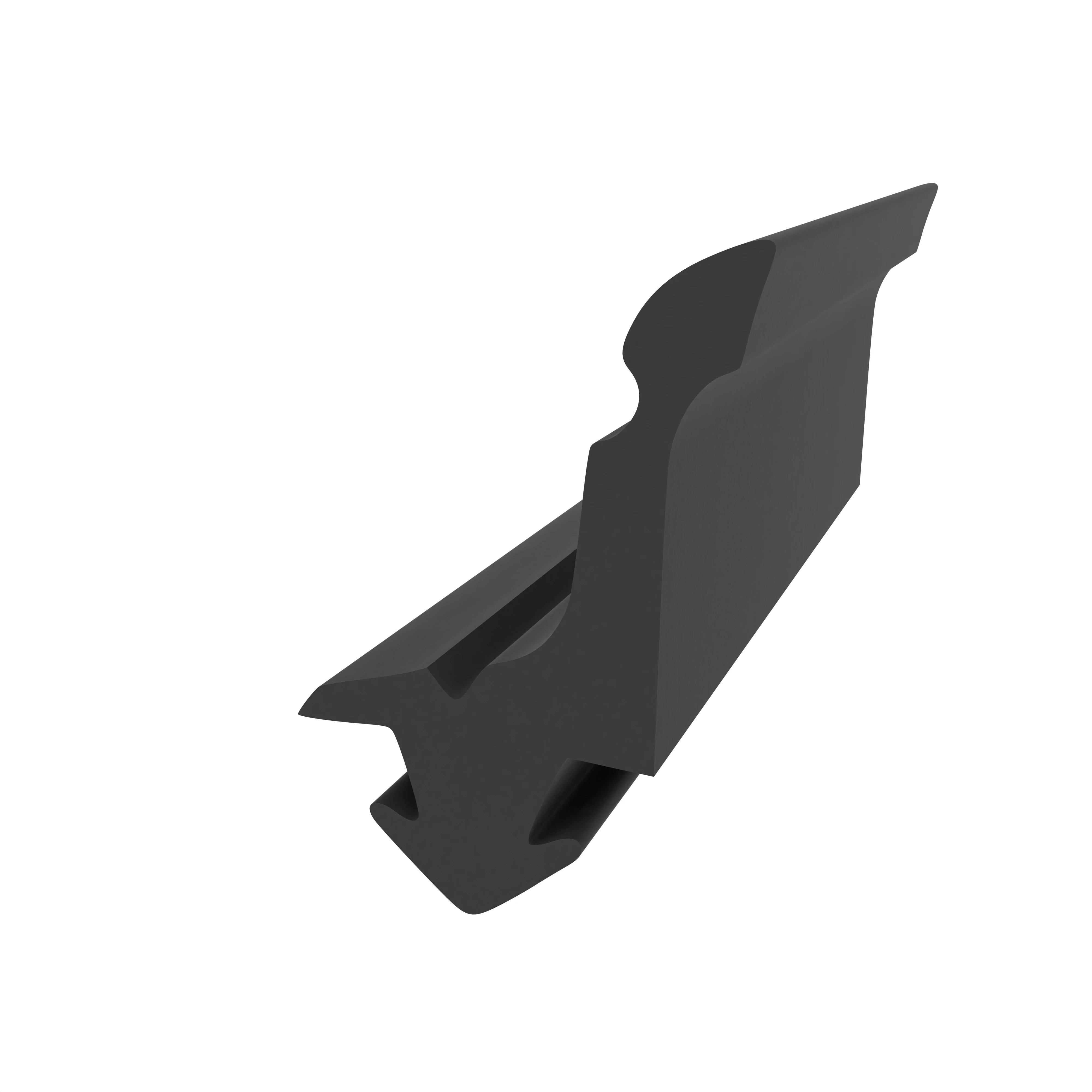 Mitteldichtung für Metallfenster | 23 mm Höhe | Farbe: schwarz