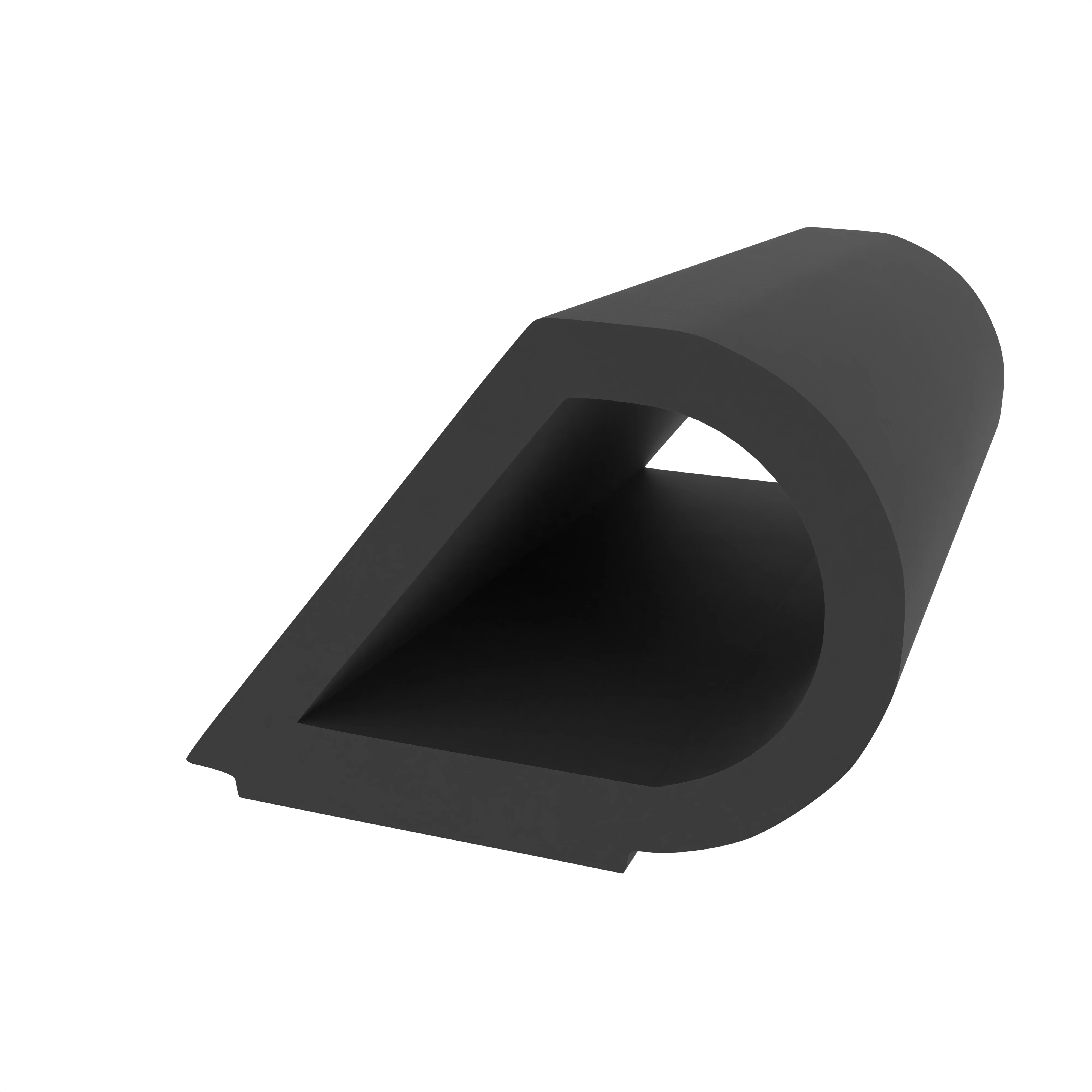 Tropfendichtung 9,5 mm breit, für 1-6 mm Spalt in schwarz