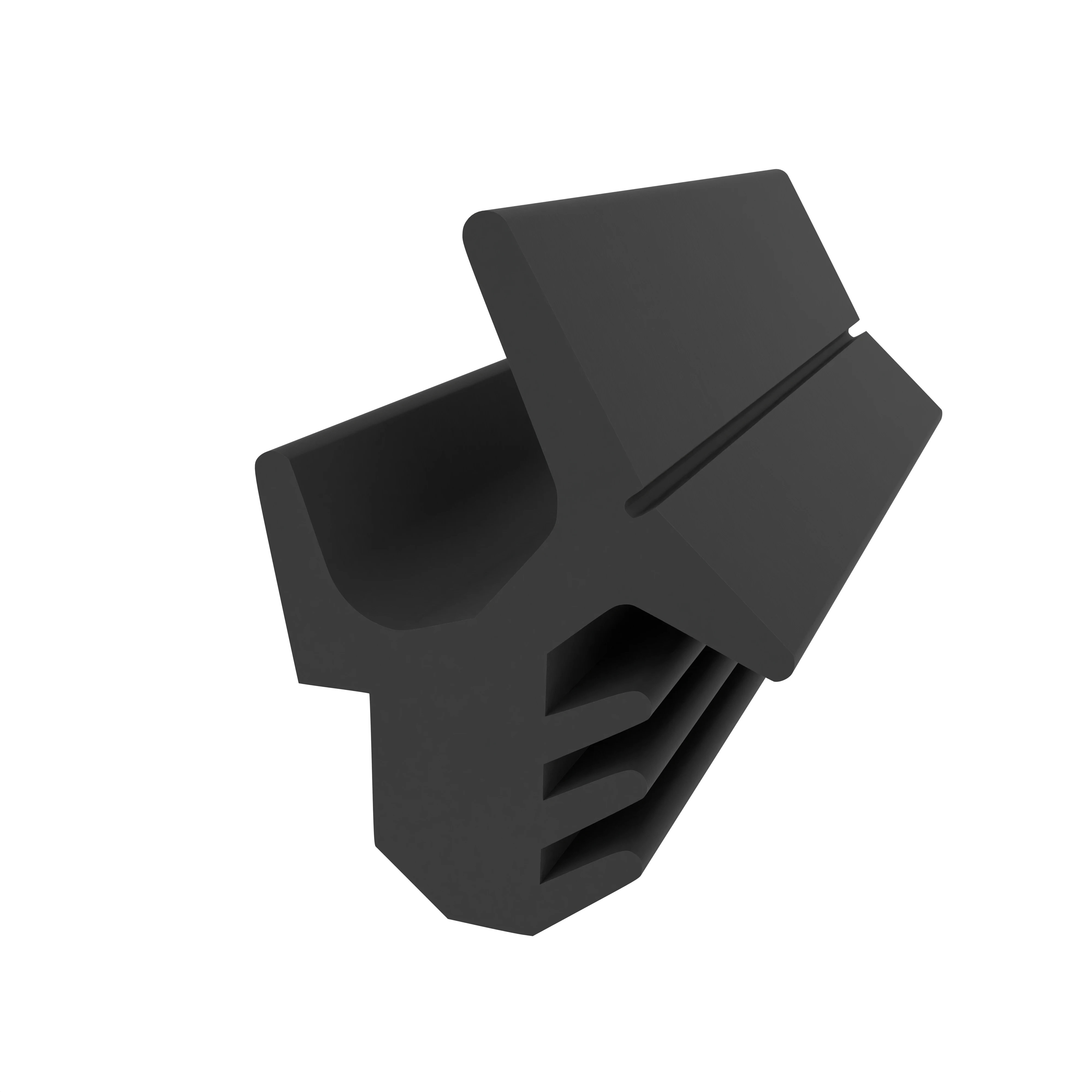 Mitteldichtung für Holzfenster | 28 mm Höhe | Farbe: schwarz  Mitteldichtung für Holzfenster | 28 mm Höhe | Farbe: schwarz