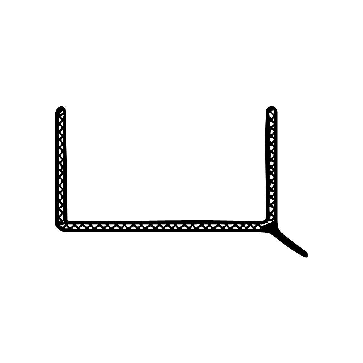 Küchensockel - Küchensockelleiste | Breite: 19 mm | Farbe: transparent