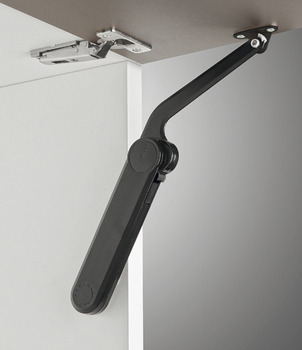 Beschläge - Hochklappbeschlag von Häfele | Modell: Maxi Komplett-Set - D | Farbe: schwarz