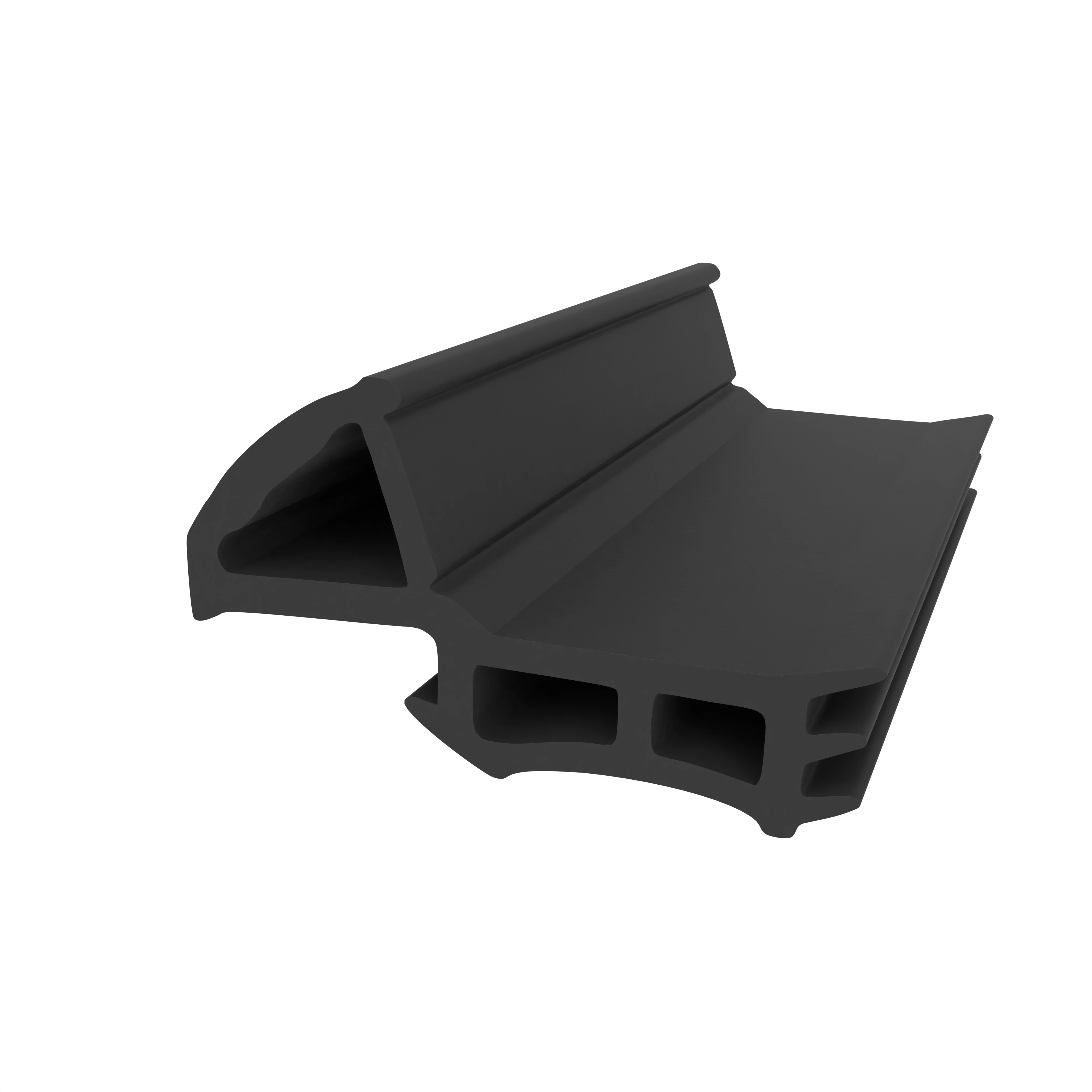 Türrahmen Dichtung - Feuerschutzdichtung für Teckentrup Stahltüren | 15 mm Höhe | Farbe: schwarz