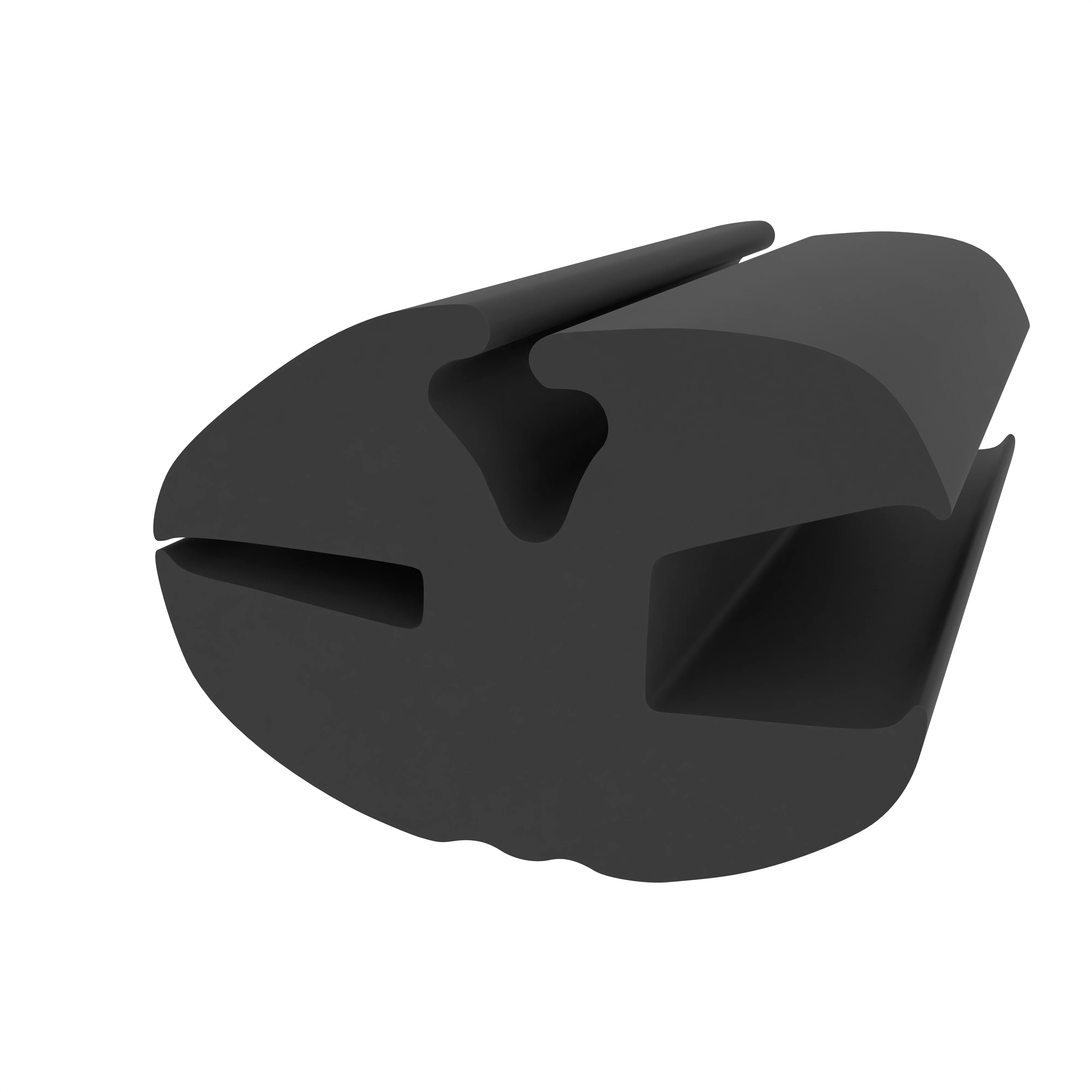 Verglasungsdichtungen - Verglasungsdichtung für Fenster | 26 mm Breite | Farbe: schwarz