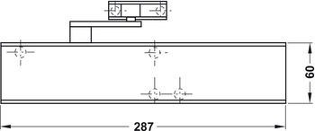 Türöffner & Türschließer - Obentürschließer Geze TS 4000 | Schließkraft: 1–6 nach EN 1154 | Farbe: silber