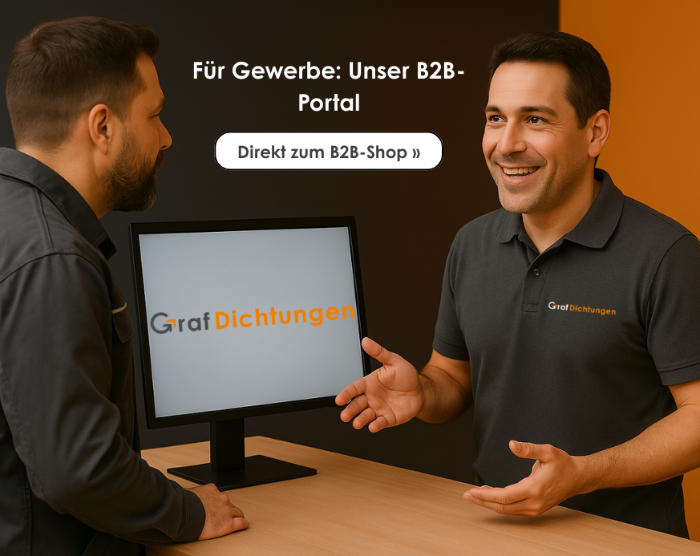 Dichtung Online-Shop von Graf-Dichtungen - B2B-B2C-Banner-Mobile