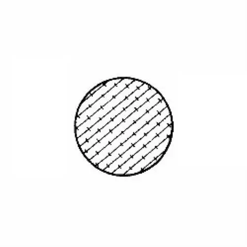 Moosgummidichtung rund | 12 mm Durchmesser | Farbe: schwarz