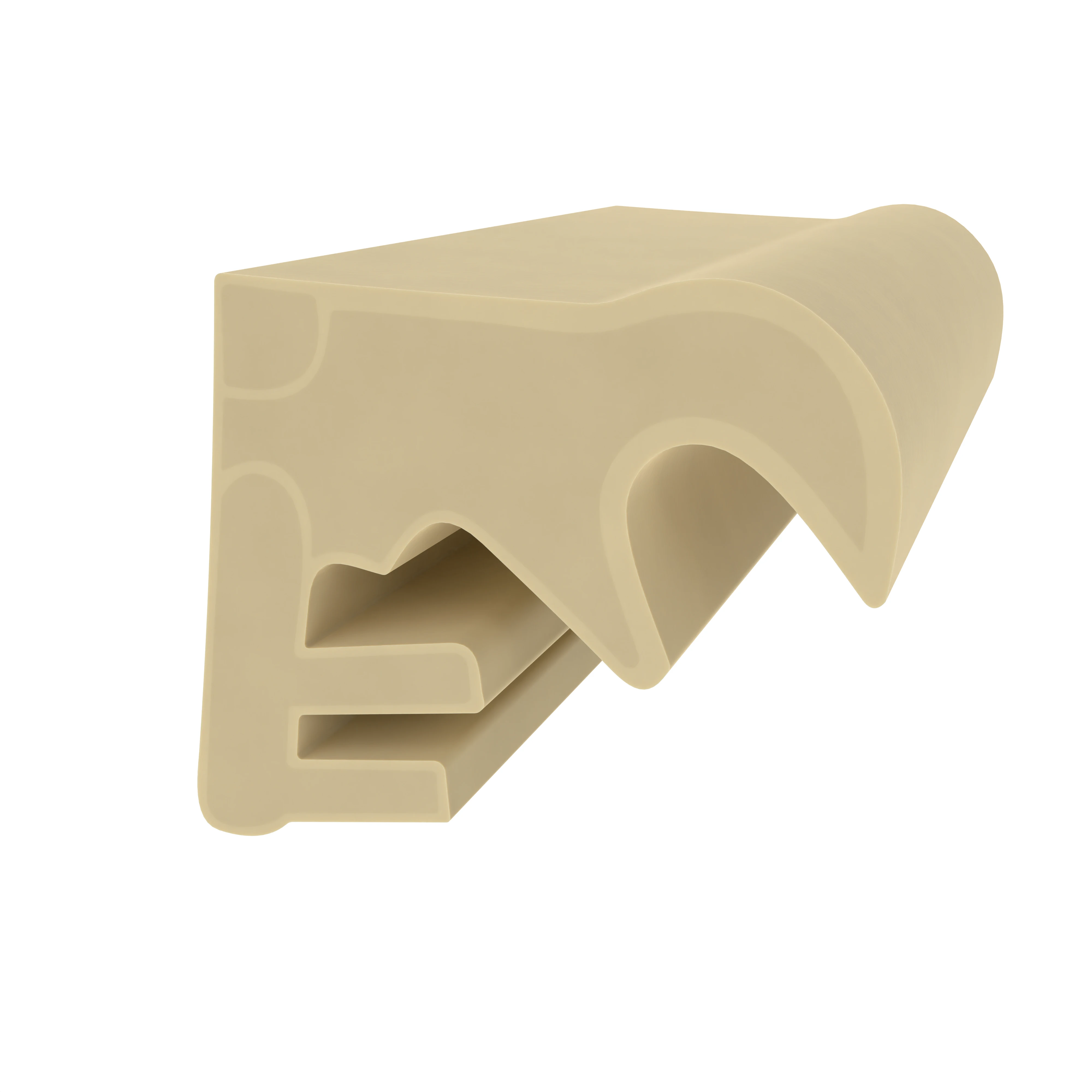 Überschlagdichtungen - Überschlagdichtung für Holzfenster | Höhe: 7 mm | Farbe: beige